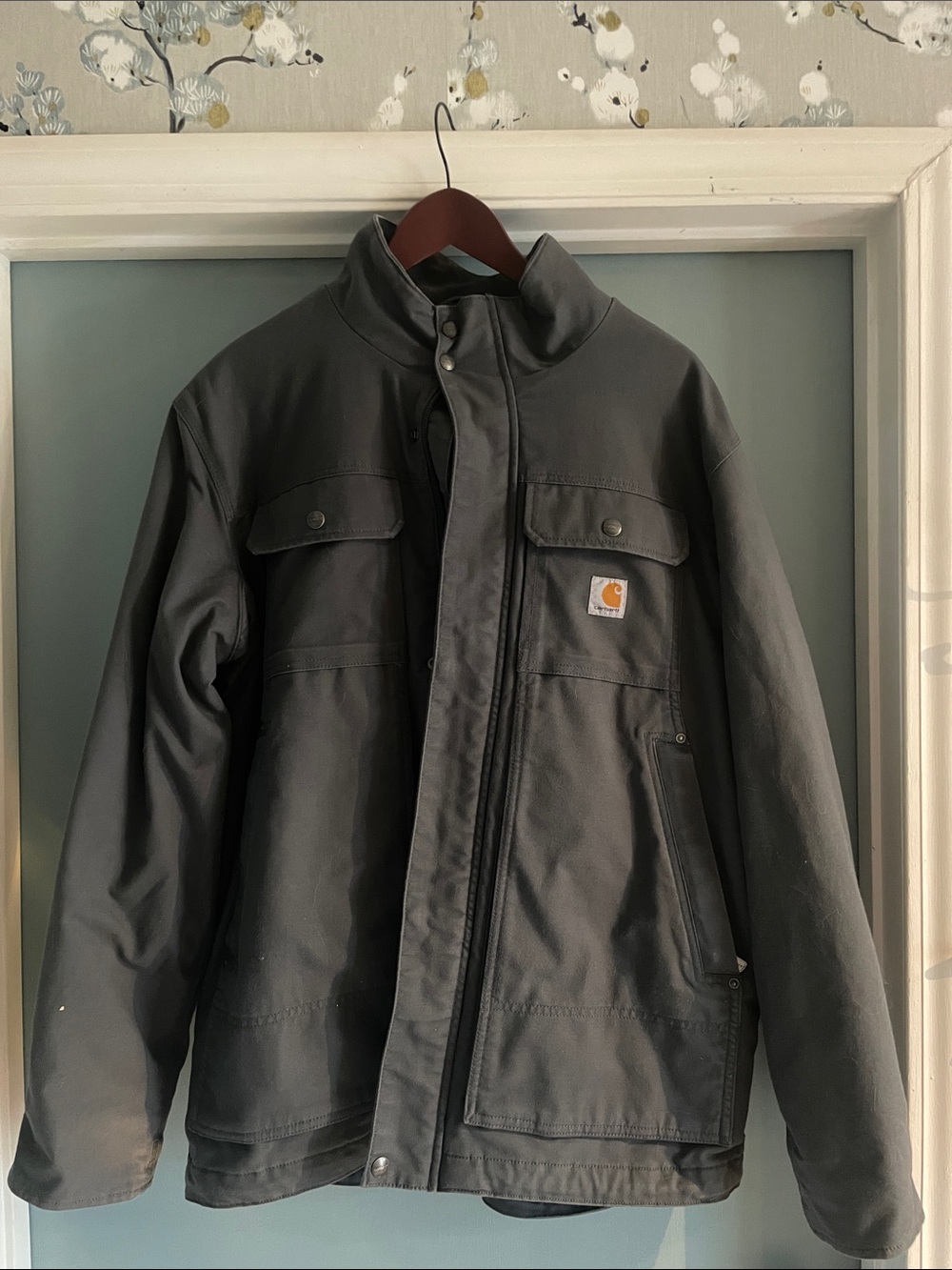 Carhartt Men's Dark Gray Work Field Jacket